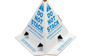 Hot Sale 8 "X 8" X 10 ", 50/Pk Paletten kegel ohne Stapel Paletten kegel Nicht stapeln Drucken Benutzer definierte Farbe Paletten kegel nicht stapeln - Product Image 3