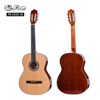 Guitare classique à cordes de haute qualité, 5 m, prix en gros, marque OEM, 6 cordes en nylon, contreplaqué de 36 pouces fabriqué en chine