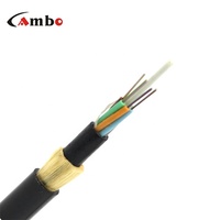 Cable de fibra óptica de 96 núcleos, ADSS 12, 24, 48, 72, precio de 1KM, 2KM, 4KM