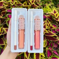 Rouge à lèvres liquide mat vegan imperméable longue tenue anti-transfert 30g, marque privée, vente en gros, Noël, offre spéciale