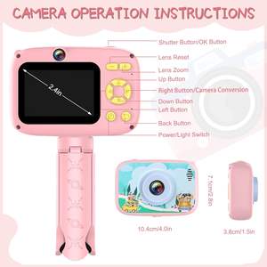 Fotocamera per Bambini Jiexunda 3-12 Anni, Regalo di Natale e Compleanno per Ragazze e Ragazzi, Videocamera Digitale HD 40MP con Funzione Selfie e Video - Product Image 6