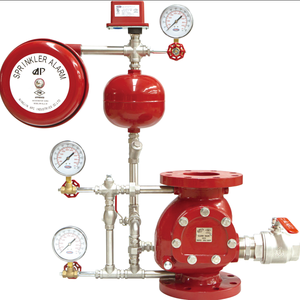 FM per UL antincendio manuale DI allarme a umido valvole DI ritegno PN10 PN16 DI sistema scanalato per la protezione antincendio dell'<span class=keywords><strong>acqua</strong></span> - Product Image 1