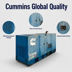 ราคาเครื่องกำเนิดไฟฟ้าดีเซล Cummins Weichai Perkins Yuchai Shangchai ขนาด 150 กิโลวัตต์ พร้อมระบบ ATS - Product Image 4