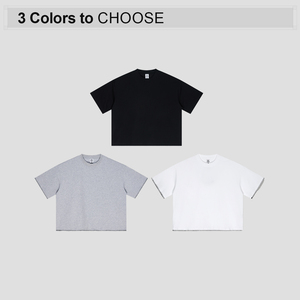 T-shirt en coton de haute qualité, coupe ample, 240 g/m², épaules tombantes, impression de logo personnalisée, t-shirts pour hommes - Product Image 2