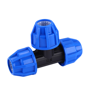 Raccord de compression PP pour tuyau PE bleu clair haute pression PN16 - Product Image 2