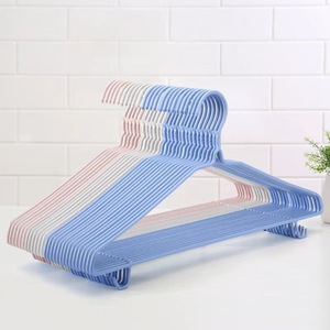 Perchas de plástico para ropa para adultos, estudiantes, dormitorio, uso infantil, organizador de ropa con forma rectangular y gancho - Product Image 2