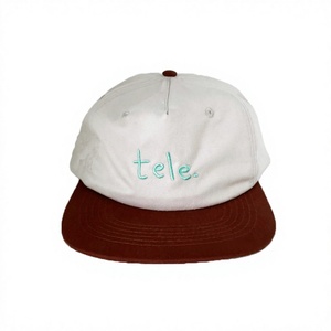 Gorra de Béisbol Personalizada al por Mayor, Bordada, de Dos Tonos, de Algodón, con Cierre a Presión, de 5 Paneles, Ajustable, para Hombre y Mujer, Estilo Casual - Product Image 1