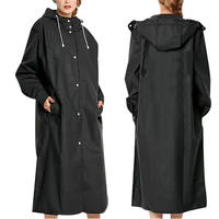 Imperméable à capuche réutilisable avec logo personnalisé, coupe-vent unisexe pour le tourisme, les activités de plein air, les trajets quotidiens et les voyages d'affaires