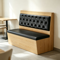 Restaurant-Sitzbank-Möbel, Moderne Minimalistische Sofa-Sitzbank, Platzsparende Sitzbank für Chinesische Küche
