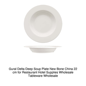 Plato Hondo Delta New Bone China de 22 cm Gural -12 - Product Image 2