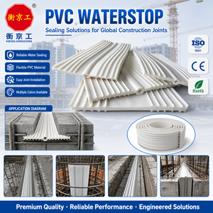 แผ่นกันน้ำแบบมีซี่โครง PVC ขนาด 300 มม. สำหรับรอยต่อคอนกรีต ป้องกันการรั่วซึม - Product Image 1