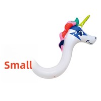 Bâton de natation gonflable en PVC écologique 3D pour enfants, motif animal de dessin animé, jouet flottant sûr avec logo personnalisé pour divertissement aquatique extérieur