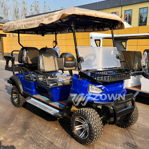 Carrito de Golf Eléctrico OEM de 4 Plazas con Soporte para Bolsa de Golf, para Transporte en Campos de Golf, Granjas y Playas - Product Image 2