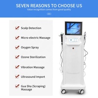 Appareil d'analyse capillaire 7 en 1, détecteur de cuir chevelu, microscope capillaire 200X, traitement anti-chute de cheveux, soin du cuir chevelu, instrument de beauté
