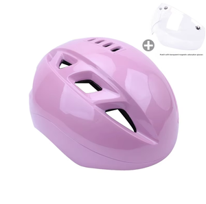 도매 CE 인증 PC EPS 마그네틱 렌즈 210g 스피드 스케이팅 헬멧 전문 아이스 스케이팅 헬멧 - Product Image 1