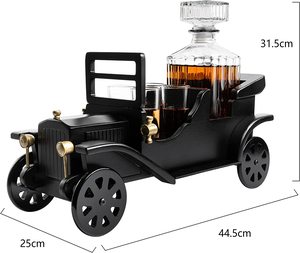 Carafe à <span class=keywords><strong>whisky</strong></span> pour voiture personnalisée créative et faite à la main de 750 ml, très vendue - Product Image 5