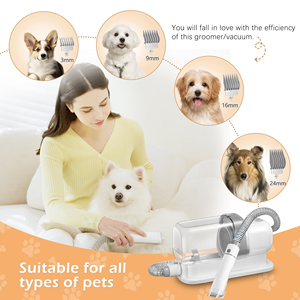Aspirateur à poils d'animaux sans fil 2,3 L - Aspirateur rechargeable pour chiens et chats 2 en 1 avec brosse, faible bruit, pour la maison, la voiture, le canapé - Product Image 5
