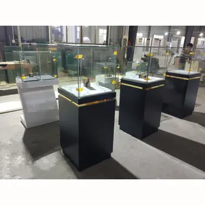 Glas Vitrine Vitrine Glas Juwel Vitrinen Glas Schmuck Vitrine für den Einzelhandel