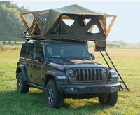 Tente de toit portable personnalisable quatre saisons, imperméable, pour camping, toit de voiture tout-terrain 4x4, avec accessoire d'échelle