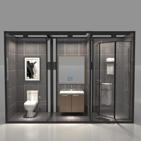 Présentoir pour carreaux et pierres de salle de bain avec revêtement en poudre, couleurs personnalisables pour la publicité en showroom