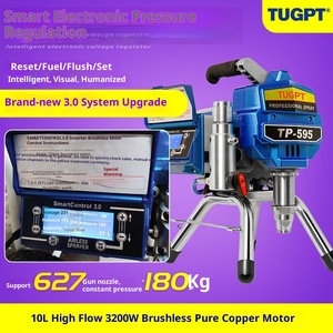 Machine de pulvérisation de <span class=keywords><strong>peinture</strong></span> sans air haute pression TUGPT 595 haute puissance <span class=keywords><strong>pour</strong></span> revêtement imperméable des structures en acier et <span class=keywords><strong>peinture</strong></span> au latex - Product Image 2
