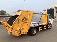 Camion compacteur manuel diesel 4x2 de 5 à 10 tonnes pour la collecte des déchets, fabriqué en Chine