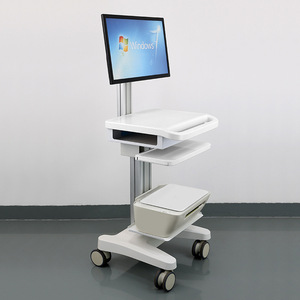 Postes de travail informatiques personnalisés, chariots pour tablettes informatiques et chariots informatiques mobiles pour la télémédecine et les visites sur les salles de soins. - Product Image 1