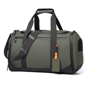 Unisex <b>Duffel</b> <b>Bag</b> Large Capacity Zipper Closure Adjustable Strap Gym Travel <b>Bag</b> Black Waterproof 7 Inch - Product Image 3