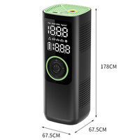 Stepless Factory Tire Inflators Rechargeable 12v ODM Soccer Mattress Mini Portable air Compressor Inflator