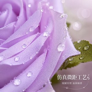 ดอกกุหลาบประดิษฐ์สีรุ้งแบบหยดน้ำสำหรับตกแต่งงานแต่งงานและบ้าน - Product Image 2