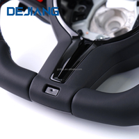 Volant de voiture en cuir M-Sport à fond plat pour BMW X1 X2 X3 X4 F30 F10 F21 F22 F15 F16 F45 E70 E90 E84 E71 E92 PROMOTION EXCEPTIONNELLE