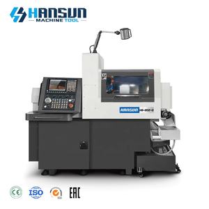 <b>Mini</b> Dual Spindle Swiss <b>Lathe</b> CNC Machine Turning And Milling Function For Slender Metal Parts HS-20Z-D - Product Image 1