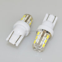 Ampoule LED 12V Super Lumineuse T10 W5W 194 24 LED 3014 pour Éclairage Intérieur de Voiture et Véhicules