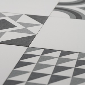 Piastrella Decorativa London Mix con Motivo Geometrico 12x12 Pollici per Pareti e Pavimenti - Product Image 4