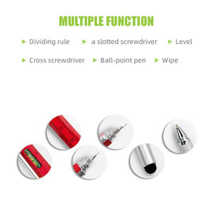 <span class=keywords><strong>Stylo</strong></span> multifonction en métal personnalisé Ranguo avec impression UV, outil 5 en 1 avec stylet, règle, niveau, tournevis, cadeau promotionnel d'<span class=keywords><strong>entreprise</strong></span> en vrac - Product Image 6
