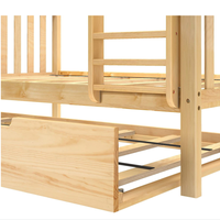 Lit superposé en bois massif pour enfants lit superposé pour enfants meubles de chambre lit moderne pour enfants