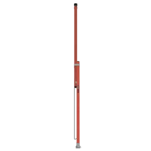 मजबूत दूरबीन सीढ़ी निर्माता 24ft 28ft 35ft शीसे रेशा विस्तार सीढ़ी