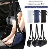 Hamac de voyage portable en gros, repose-pieds suspendu réglable, sangle de repose-pieds pliable pour accessoire de voyage