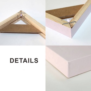 Marco Decorativo para Pinturas, Ecológico, Natural, DIY, Marco de Madera Sólida para Lienzos, Arte de Pared, Pósteres y Fotos - Product Image 3