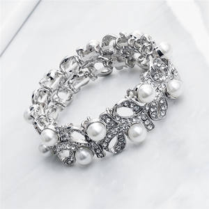 RE3890 braccialetto di perle per le donne di nozze <span class=keywords><strong>damigella</strong></span> d'onore gioielli regalo di moda catena & braccialetti di collegamento - Product Image 1