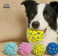Jouet pour animaux de compagnie en forme de boule de maïs soufflé, design populaire, ETPU, multicolores, résistant aux morsures, pour chat et chien, pour le jeu
