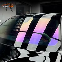Film teinté pour vitres de voiture Chameleon, garantie 10 ans, VLT81%, 2mil, anti-rayures, protection UV, PET