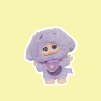 Poupée en peluche de cirque, boîte mystère, décoration de bureau, jouet en peluche à visage en PVC, objet de collection, décoration d'intérieur, cadeau, version MINI