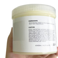 Cire microcristalline Angelina au chocolat blanc 425g, liposoluble, en bande, pour tous types de peaux sensibles, usage professionnel et domestique, pour les soins capillaires