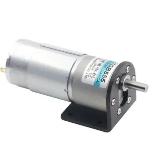 37GB555 <strong>DC</strong> Gear <strong>Motor</strong> 12v <strong>24v</strong> Adjustable Speed Can CW CCW High Torque Low Speed Mini Electric Geared <strong>Motor</strong> - Product Image 1