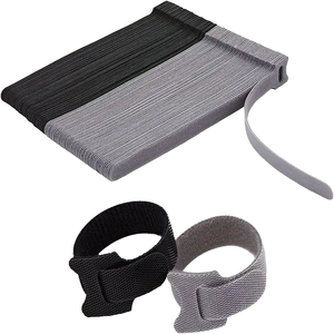 Attaches-câbles réutilisables Hongyucable 2022 en Nylon66 94V-2, longueur 450 mm, avec boucle auto-agrippante détachable pour l'organisation des câbles - Product Image 4