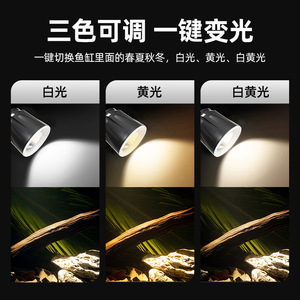 ไฟสปอร์ตไลท์ LED สำหรับตู้ปลา 5W 7W 10W 12W 15W 20W 24W ปรับซูมได้ กันน้ำ พร้อมคลิปหนีบ สำหรับตู้ปลาขนาดเล็ก - Product Image 3