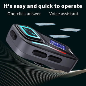 New K08 Bluetooth Tai Nghe Không Thấm Nước Tiếng Ồn Hủy Bỏ Xe Máy Mũ Bảo Hiểm Tai Nghe Đèn Pin Bầu Không Khí Ánh Sáng Với Hiển Thị - Product Image 4