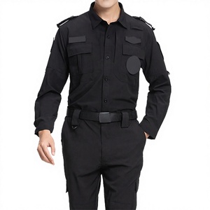 Costume unisexe pour enfants, ensemble de tenue de policier avec <span class=keywords><strong>pantalon</strong></span> et haut en polyester pour les fêtes d'Halloween et les jeux de rôle - Product Image 4