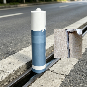 Scellant d'étanchéité en silicone imperméable pour joints d'expansion, pour routes, ponts et structures en béton, et pour le scellement des caniveaux. - Product Image 1